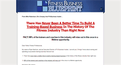 Desktop Screenshot of fitbusinessblueprint.com